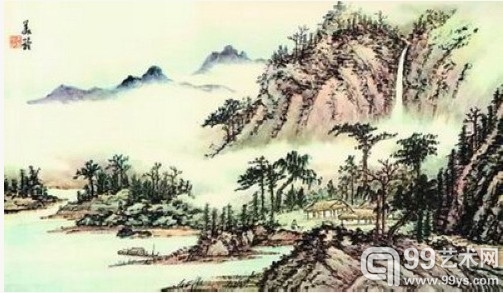 宋美齡《山水》 