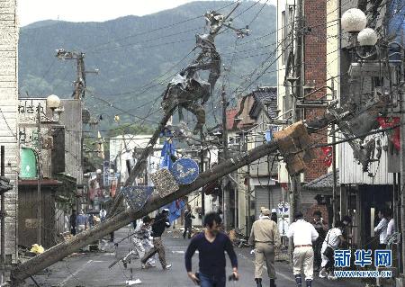（國際）（2）龍卷風襲擊日本關東地區(qū) 
