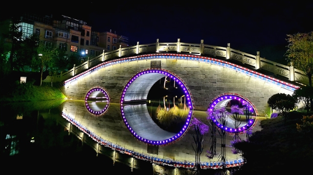 夜色中的香巴拉公園，有沒有驚艷到你？