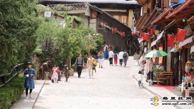 香格里拉獨克宗古城旅游熱