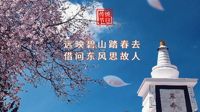 海報 | 網(wǎng)絡(luò)中國節(jié)·清明：遠映碧山踏春去 借問東風思故人