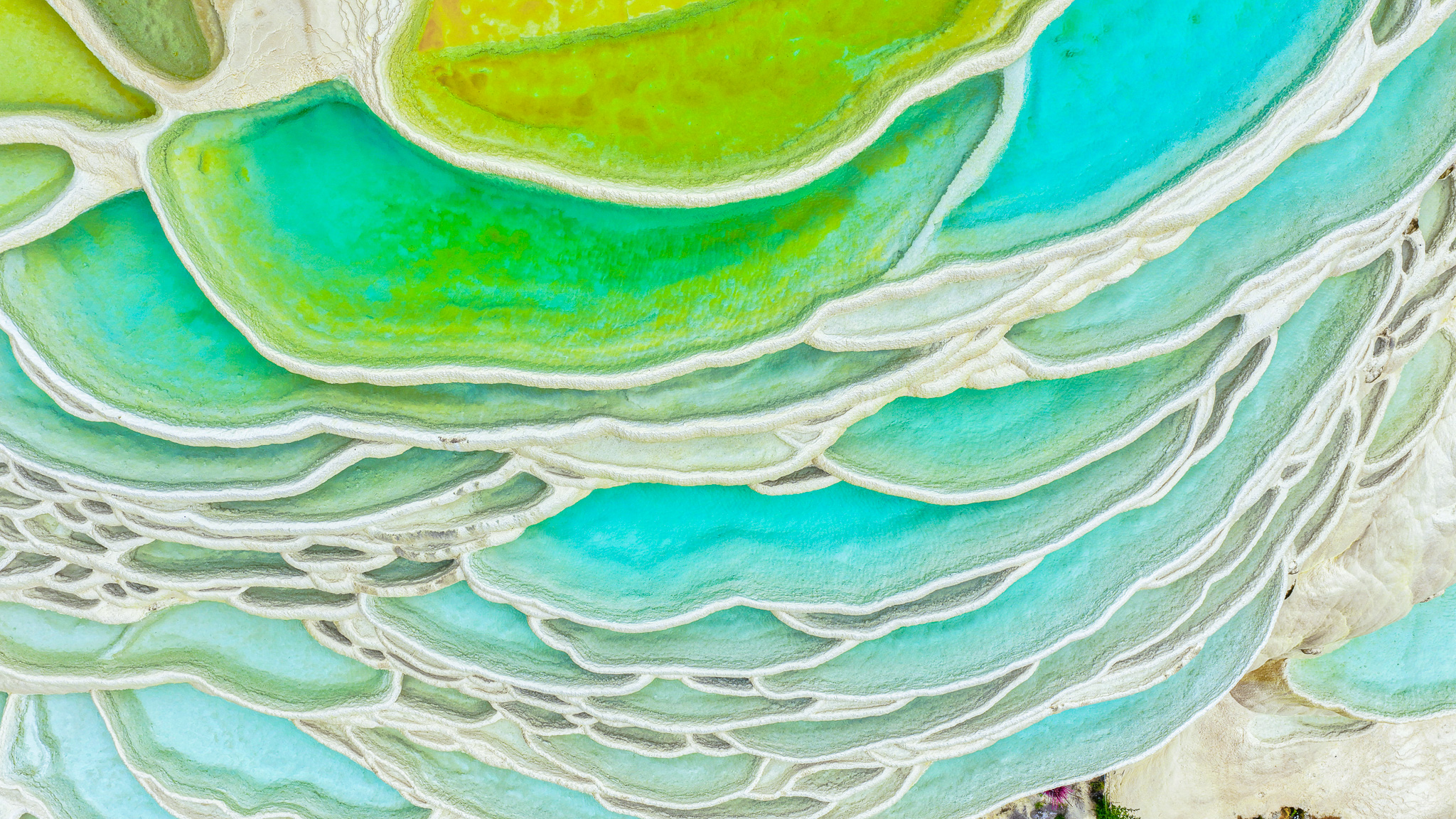 果凍色的湖水你見過嗎？香格里拉白水臺(tái)美得好夢(mèng)幻