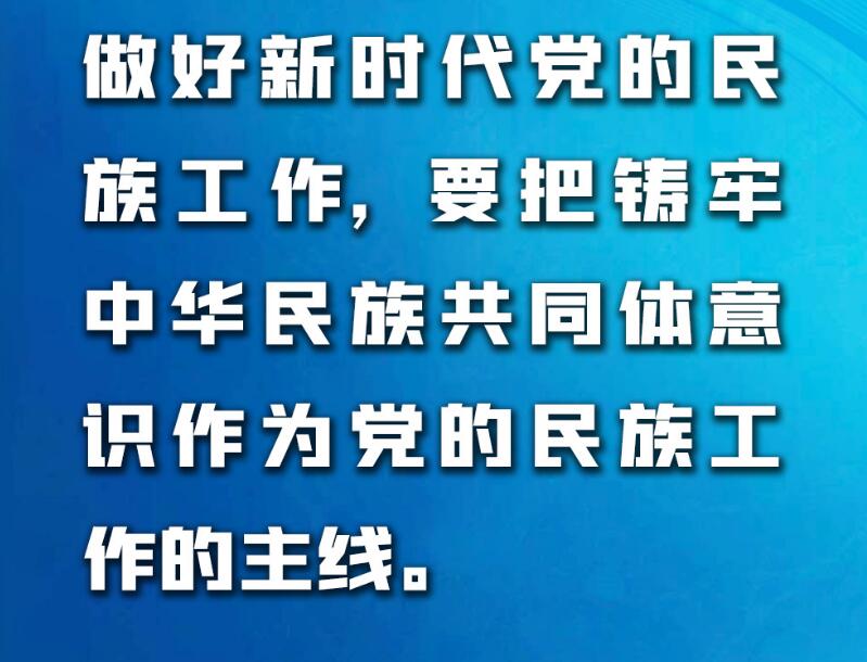 金句來了！習近平：推動新時代黨的民族工作高質量發(fā)展